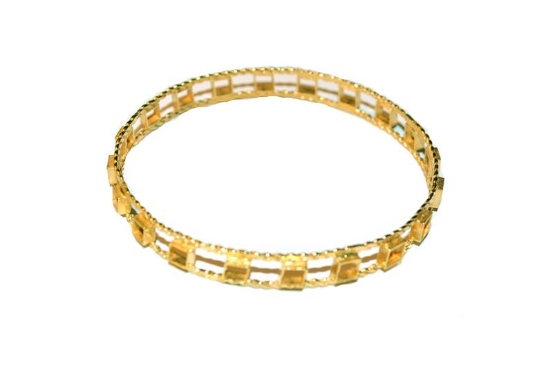 Oriental Diamond Stacking Bangle